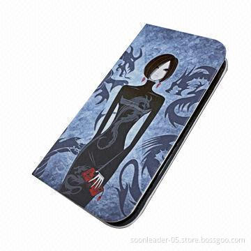 Golden Folio Design Standing Cover with Special Pictures, Patterns, Suitable for iPhone 5/ 5S